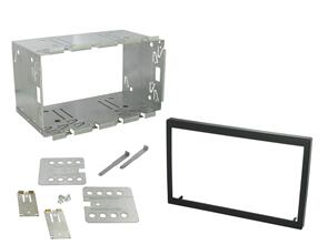 EDS FITTING KIT UNIVERSAL DOUBLE DIN CAGE 110MM (TRIM BLACK)